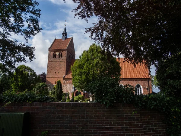 Igreja Paroquial São João Bad Zwischenahn Tem Mais 850 Anos — Fotografia de Stock