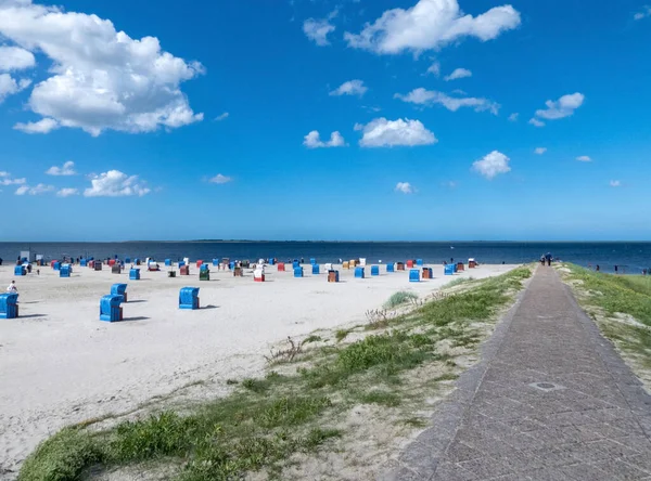 Dornumersiel Terletak Langsung Pantai Laut Utara Kota Utama Masyarakat Dornum Stok Foto Bebas Royalti