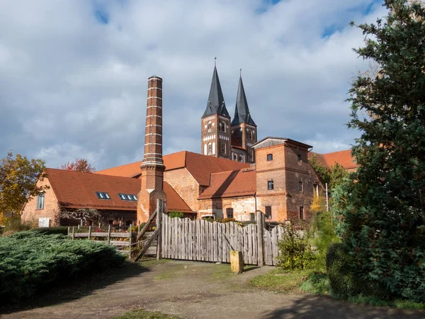 Jerichow Manastırı Almanca Jerichow Manastırı Almanya Nın Saksonya Anhalt Eyaletinde — Stok fotoğraf