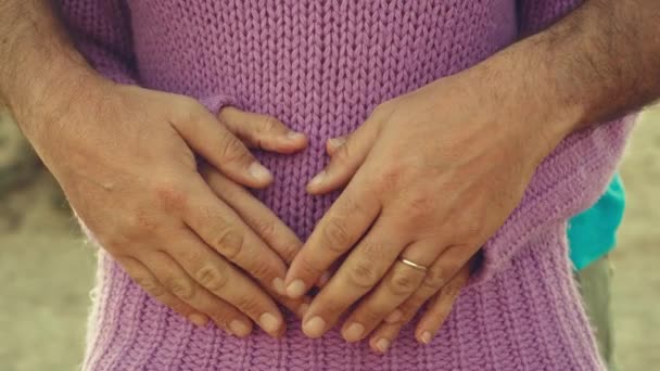 아름다운 임신부와 잘생긴 이배를 — 비디오
