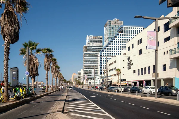 Tel Aviv Yafo Israël September 2022 Uitzicht Retsif Herbert Samuel — Stockfoto