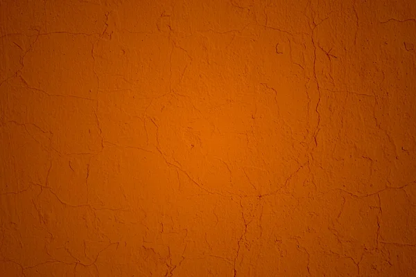 Orange Rectangular Background Cracked Texture Gradient Which Center Lighter Edges — Stock Photo, Image