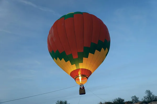 Air Ballon Aften Himlen - Stock-foto