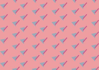 Vektörsüz desen, soyut doku arkaplanı, üç renkte tekrarlanan fayanslar.