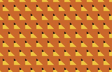 Vektörsüz desen, soyut doku arkaplanı, üç renkte tekrarlanan fayanslar.