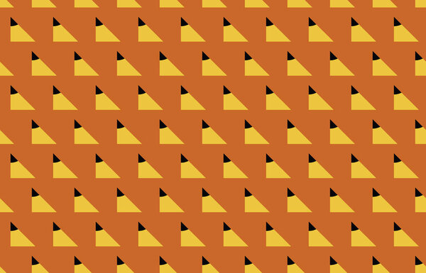 Vector seamless pattern, abstract texture background, repeating tiles in three colors.