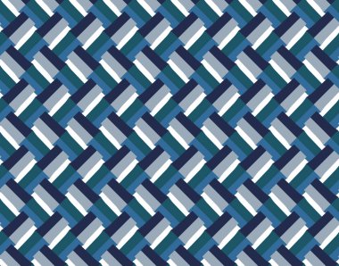 Vektörsüz desen, soyut doku arkaplanı, beş renkte tekrarlanan fayanslar.