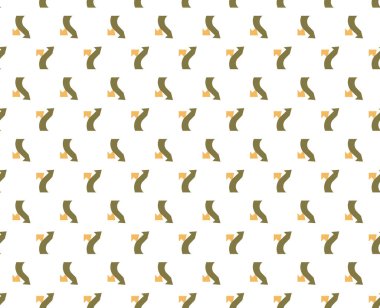 Vektörsüz desen, soyut doku arkaplanı, üç renkte tekrarlanan fayanslar.