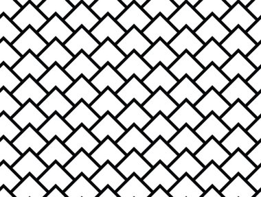 Vektörsüz desen, soyut doku arkaplanı, iki renkte tekrarlanan fayanslar.