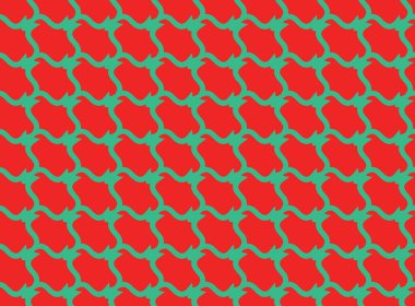 Vektörsüz desen, soyut doku arkaplanı, iki renkte tekrarlanan fayanslar.