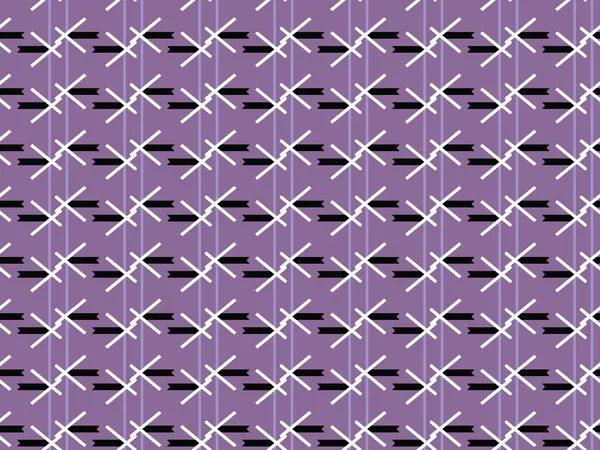 Patrón Sin Costura Vectorial Fondo Textura Abstracta Azulejos Repetitivos Cuatro — Archivo Imágenes Vectoriales