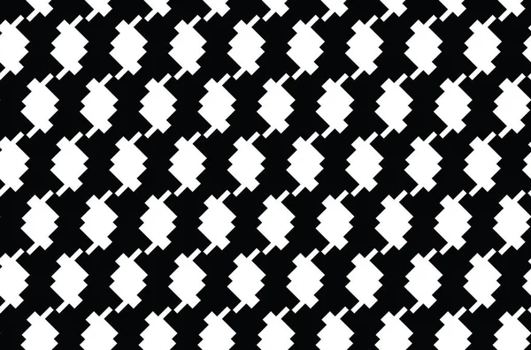 Vektorový Bezešvý Vzor Abstraktní Textura Pozadí Opakující Dlaždice Dvou Barvách Stock Vektory