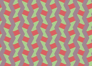 Vektörsüz desen, soyut doku arkaplanı, üç renkte tekrarlanan fayanslar.