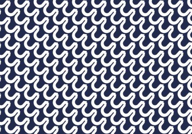 Vektörsüz desen, soyut doku arkaplanı, iki renkte tekrarlanan fayanslar.