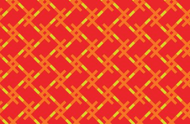 Vektörsüz desen, soyut doku arkaplanı, üç renkte tekrarlanan fayanslar.