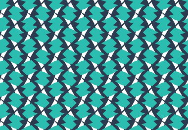 Vektörsüz desen, soyut doku arkaplanı, üç renkte tekrarlanan fayanslar.