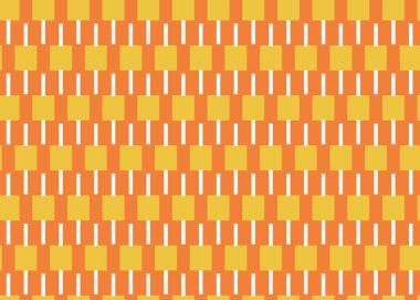 Vektörsüz desen, soyut doku arkaplanı, üç renkte tekrarlanan fayanslar.