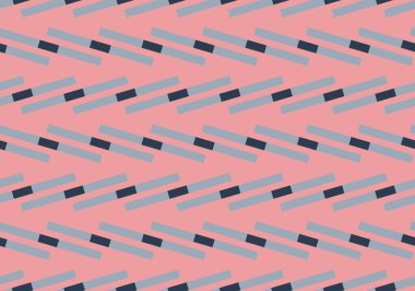 Vektörsüz desen, soyut doku arkaplanı, üç renkte tekrarlanan fayanslar.