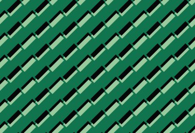 Vektörsüz desen, soyut doku arkaplanı, üç renkte tekrarlanan fayanslar.