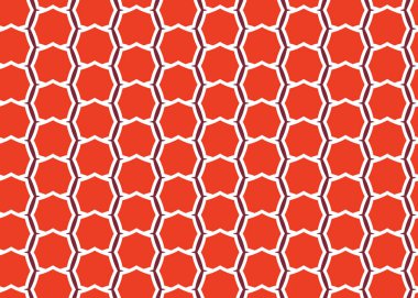 Vektörsüz desen, soyut doku arkaplanı, üç renkte tekrarlanan fayanslar.