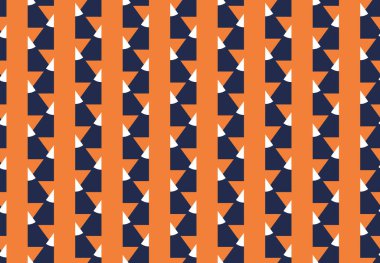 Vektörsüz desen, soyut doku arkaplanı, üç renkte tekrarlanan fayanslar.