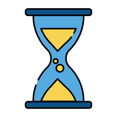 Eski bir zamanlayıcı, kum saati simgesi