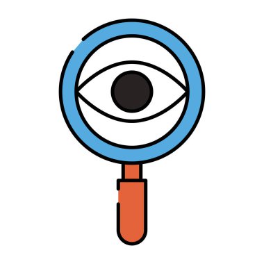 Arama gözünün premium indirme simgesi