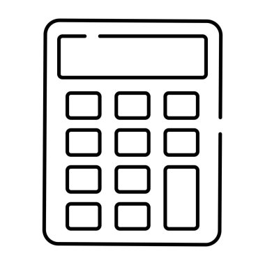 Sayı kırıcı ve hesap makinesinin premium indirme simgesi