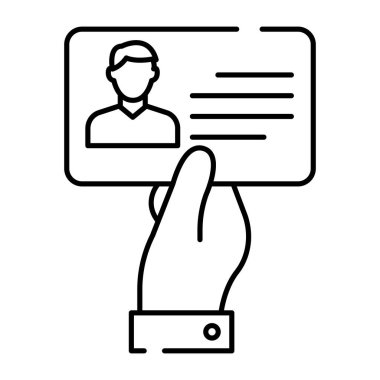 Kartvizitimin modern tasarım simgesi.