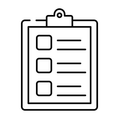 Kontrol listesinin eşsiz bir tasarım simgesi