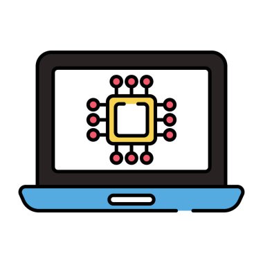 Mikroişlemcinin düzenlenebilir tasarım simgesi