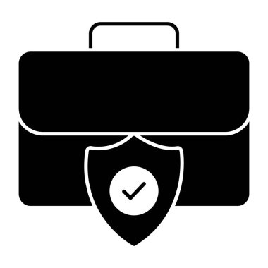 Güvenli çantanın eşsiz tasarım simgesi