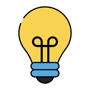 Parlak fikrin simge tasarımı