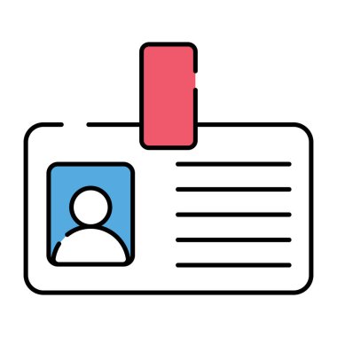 Kartvizitimin modern tasarım simgesi.