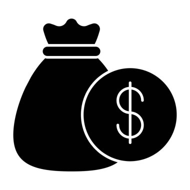 Para çantasının son moda vektör tasarımı