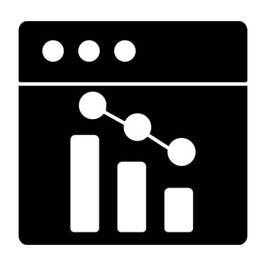 Web istatistiklerinin sağlam bir tasarım simgesi