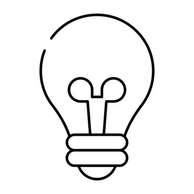 Parlak fikrin simge tasarımı