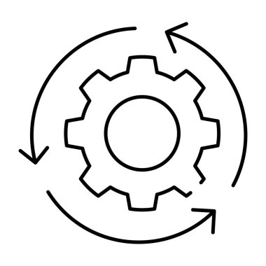 Entegrasyonun vektör tasarımlı üç oklu vites