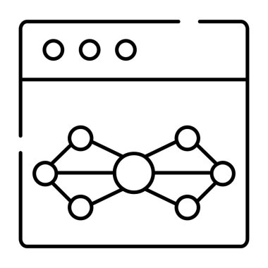 Web algoritmasının modaya uygun bir vektör tasarımı