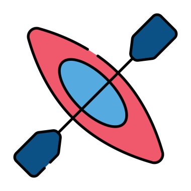 Kanonun düz tasarım simgesi 