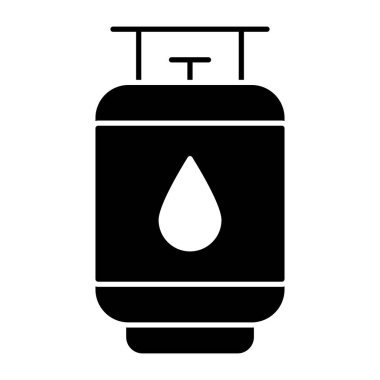 Gaz silindirinin katı bir tasarım simgesi