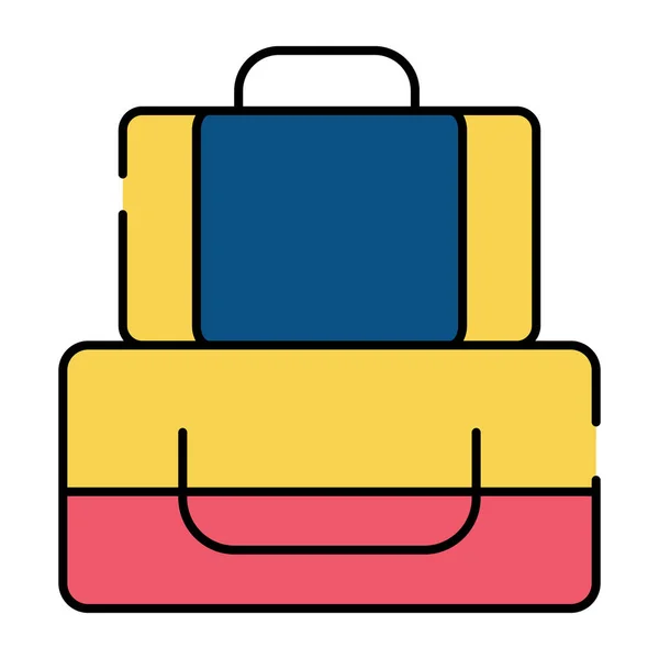 Eine Editierbare Design Ikone Für Reisetaschen — Stockvektor