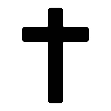 Hıristiyan haçının premium indirme simgesi