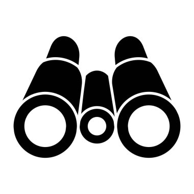 Dürbünün düzenlenebilir tasarım simgesi