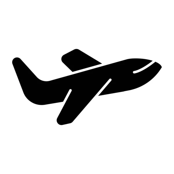 Час Подорожувати Повітрю Міцний Дизайн Літака — стоковий вектор