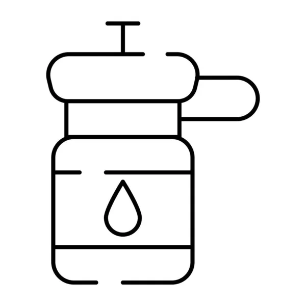Уникальный Дизайн Иконки Бутылки Водой — стоковый вектор