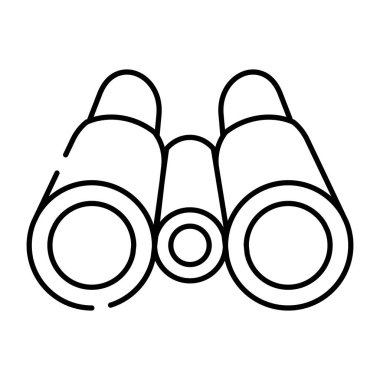 Dürbünün düzenlenebilir tasarım simgesi