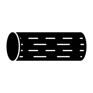 Ahşap kütüğün premium indirme simgesi