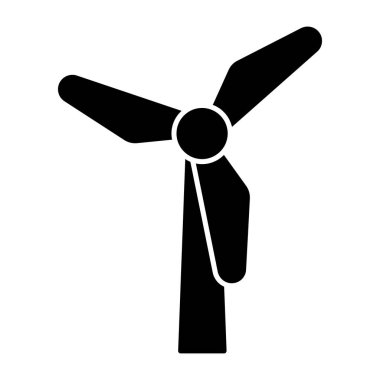 Yel değirmeninin düzenlenebilir tasarım simgesi
