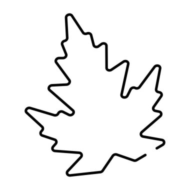 Sonbahar yaprağının modaya uygun vektör tasarımı